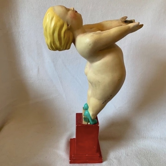 Fernando Botero Ceramic Lamp Base 20.5" x 6" x 11" Unsigned attributed to Botero - Picture 5 of 7